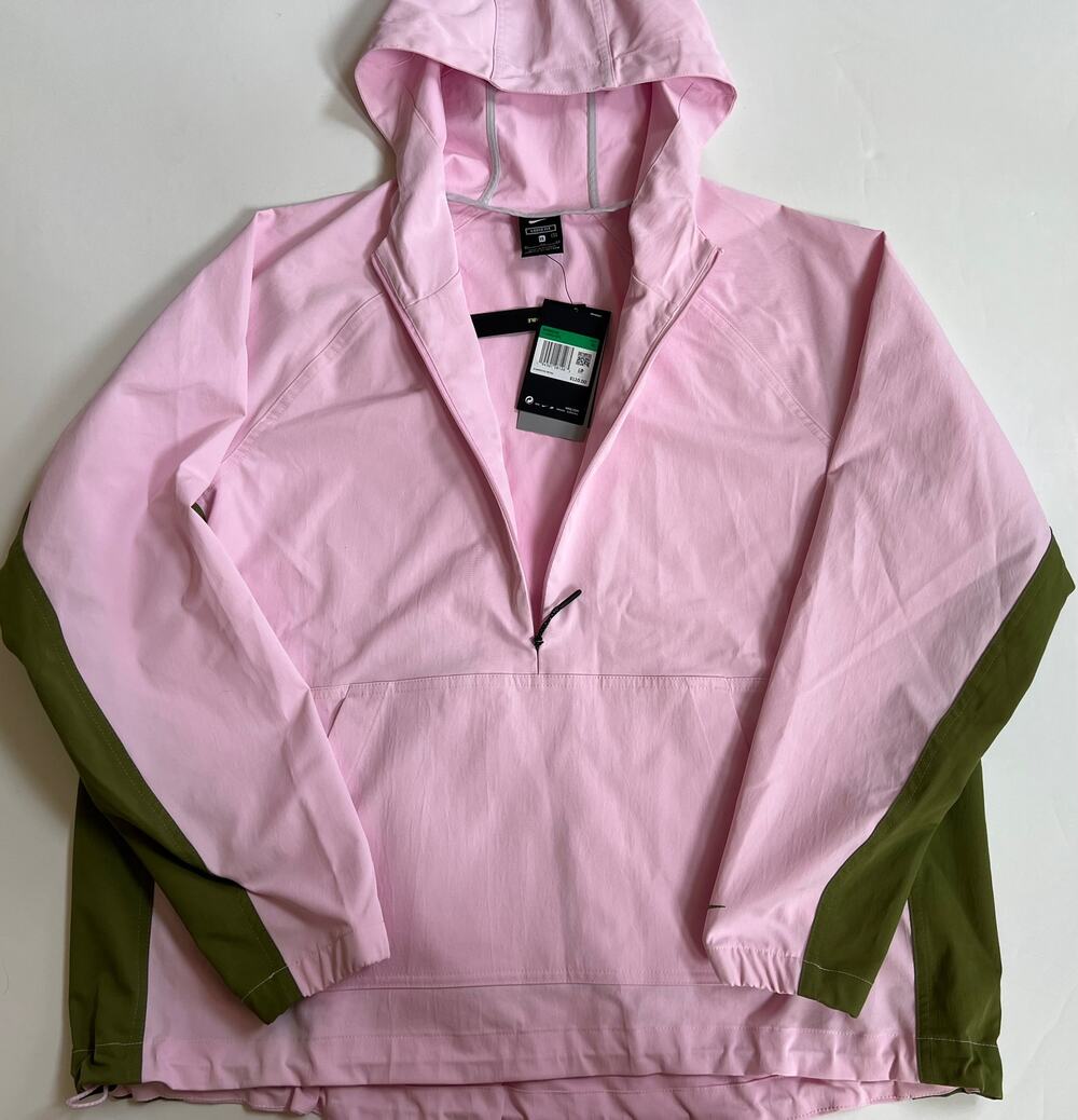 Nike Pink Foam Repel Anorak Golf Jacket CU9663-663 Women's XL